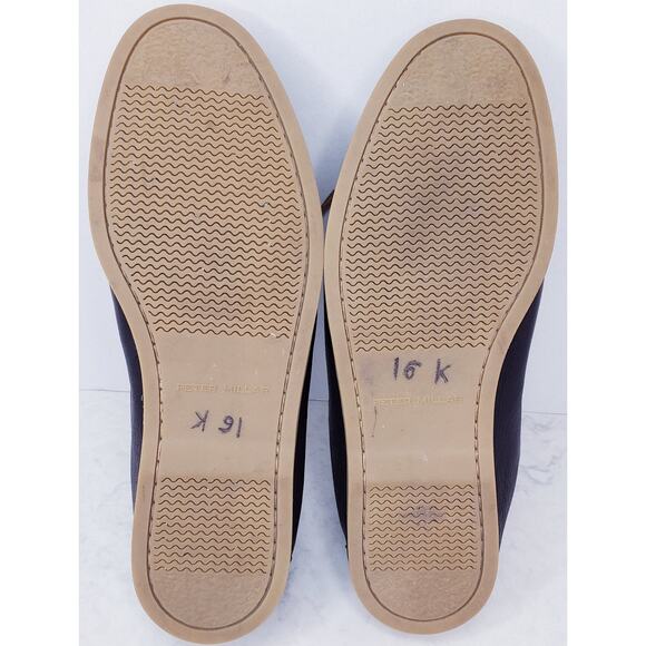 PETER MILLAR Leather Boat Shoes Men's Size 13M w/ ? Sheepskin Removable Insoles - Picture 13 of 16
